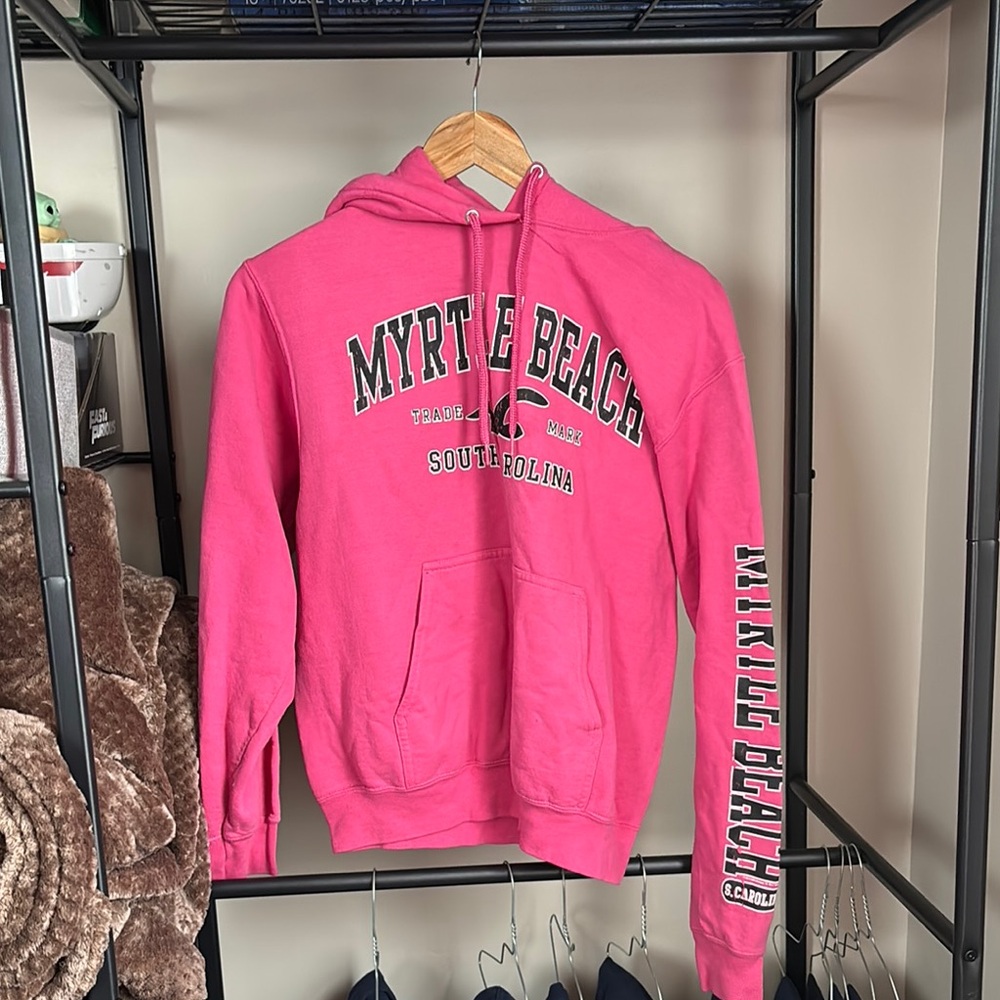 Pink Myrtle Beach Hoodie